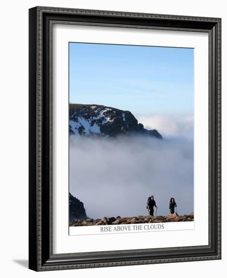 rise above the clouds, Cairngorm, Scotland. Colour-AdventureArt-Framed Photographic Print