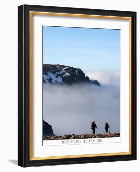 rise above the clouds, Cairngorm, Scotland. Colour-AdventureArt-Framed Photographic Print