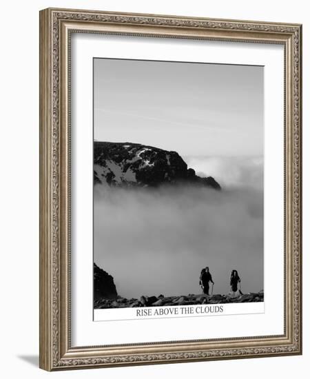 rise above the clouds, Cairngorms Scotland-AdventureArt-Framed Photographic Print