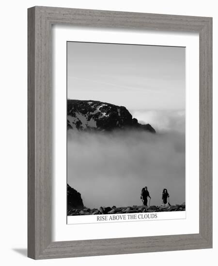 rise above the clouds, Cairngorms Scotland-AdventureArt-Framed Photographic Print