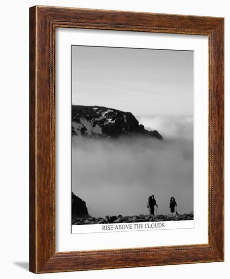 rise above the clouds, Cairngorms Scotland-AdventureArt-Framed Photographic Print