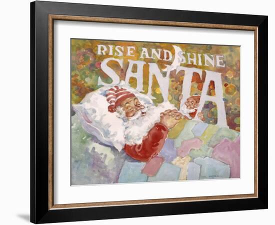 Rise and Shine Santa-Hal Frenck-Framed Giclee Print