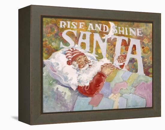 Rise and Shine Santa-Hal Frenck-Framed Premier Image Canvas