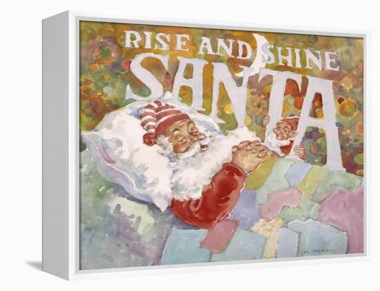 Rise and Shine Santa-Hal Frenck-Framed Premier Image Canvas