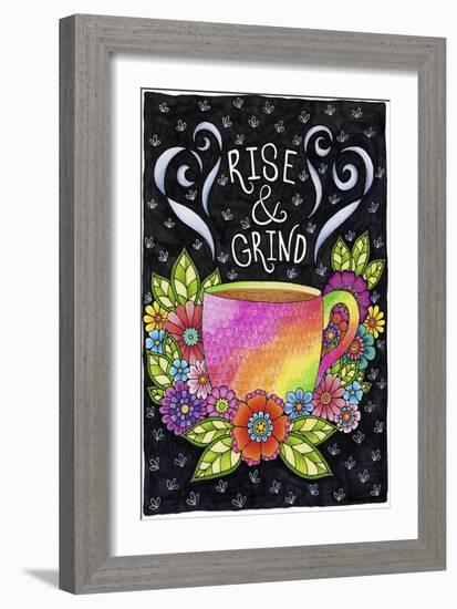 Rise & Grind - Color-Hello Angel-Framed Giclee Print