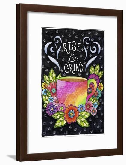 Rise & Grind - Color-Hello Angel-Framed Giclee Print