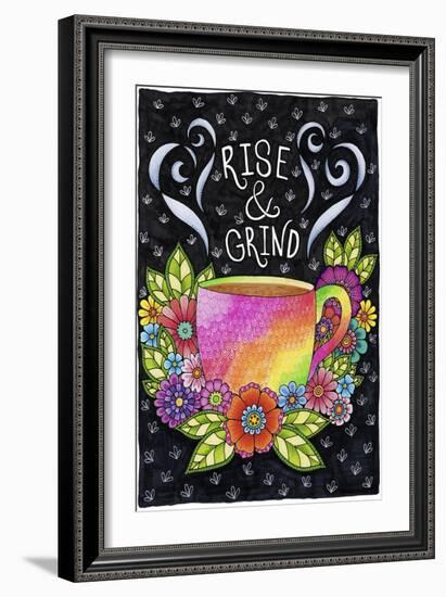 Rise & Grind - Color-Hello Angel-Framed Giclee Print