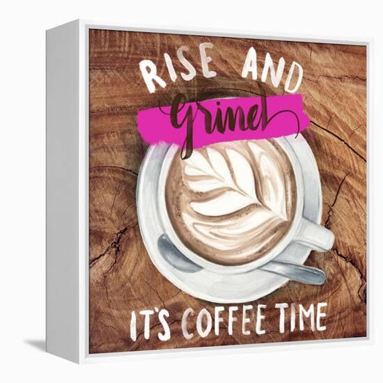 Rise & Grind II-null-Framed Stretched Canvas