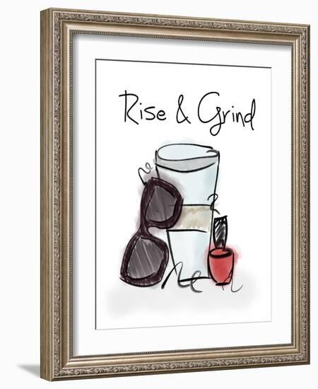 Rise & Grind-Anna Quach-Framed Art Print