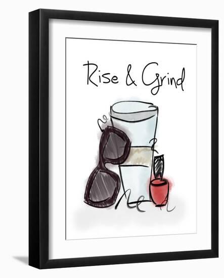 Rise & Grind-Anna Quach-Framed Art Print