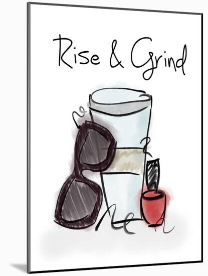 Rise & Grind-Anna Quach-Mounted Art Print