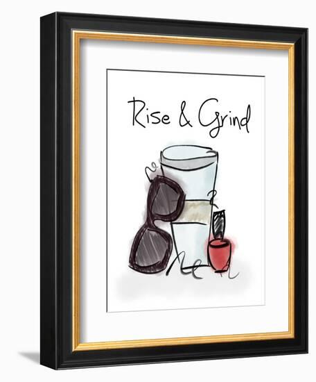 Rise & Grind-Anna Quach-Framed Art Print