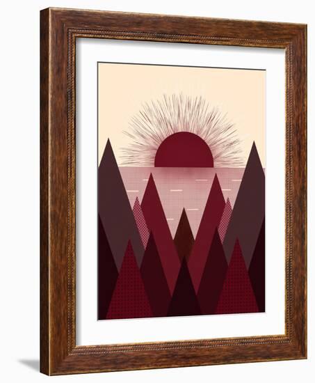 Rise-null-Framed Art Print