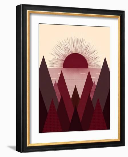 Rise-null-Framed Art Print