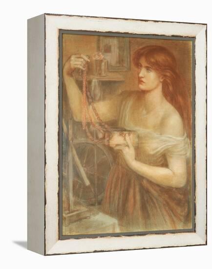 Risen at Dawn - Gretchen Discovering Faust's Jewels, 1868-Dante Gabriel Rossetti-Framed Premier Image Canvas