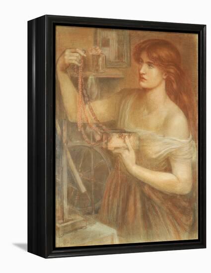 Risen at Dawn - Gretchen Discovering Faust's Jewels, 1868-Dante Gabriel Rossetti-Framed Premier Image Canvas