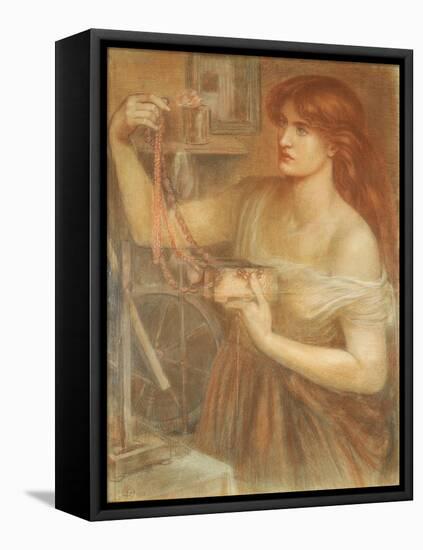 Risen at Dawn - Gretchen Discovering Faust's Jewels, 1868-Dante Gabriel Rossetti-Framed Premier Image Canvas