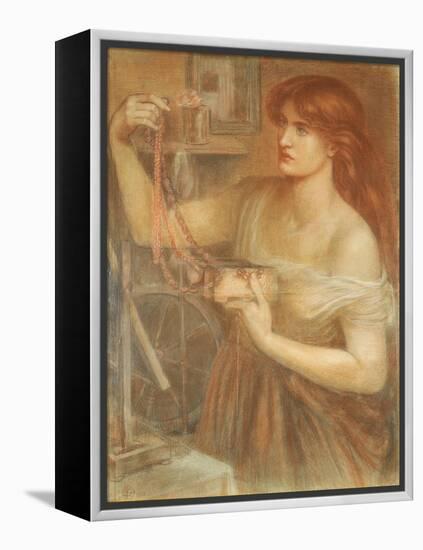 Risen at Dawn - Gretchen Discovering Faust's Jewels, 1868-Dante Gabriel Rossetti-Framed Premier Image Canvas