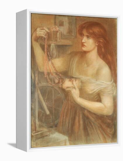 Risen at Dawn - Gretchen Discovering Faust's Jewels, 1868-Dante Gabriel Rossetti-Framed Premier Image Canvas