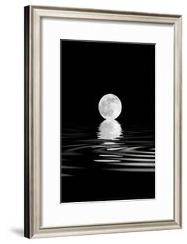 Rising Full Moon-marilyna-Framed Art Print