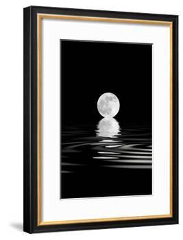 Rising Full Moon-marilyna-Framed Art Print