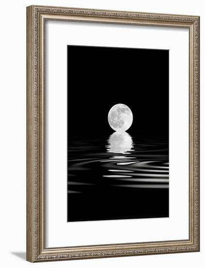 Rising Full Moon-marilyna-Framed Art Print