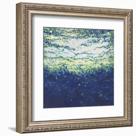 Rising Indigo Sea-Margaret Juul-Framed Art Print