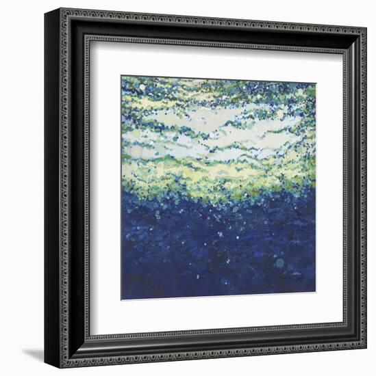 Rising Indigo Sea-Margaret Juul-Framed Art Print