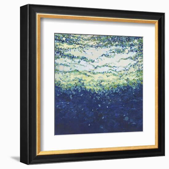 Rising Indigo Sea-Margaret Juul-Framed Art Print