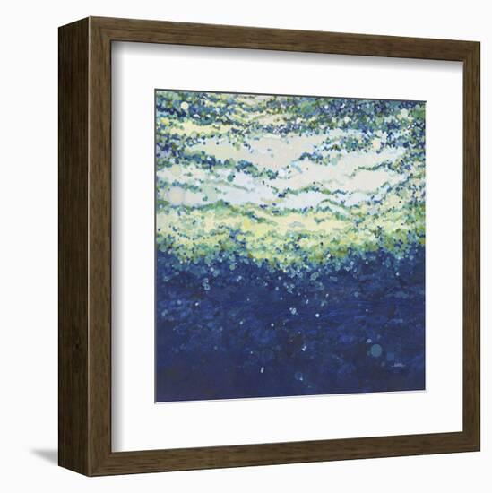 Rising Indigo Sea-Margaret Juul-Framed Art Print