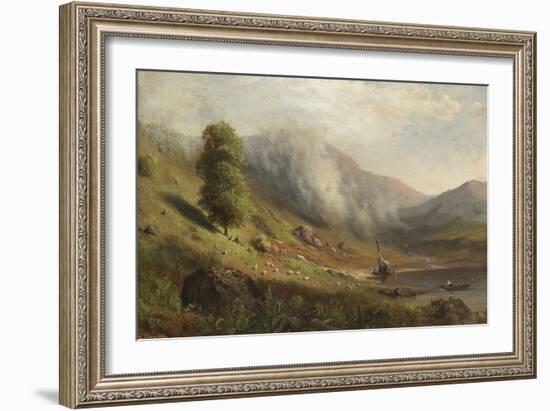 Rising Mist, 1867 (Oil on Canvas)-Robert Scott Duncanson-Framed Giclee Print