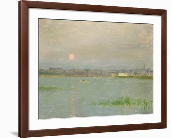 Rising Moon, Galway Harbour-Walter Frederick Osborne-Framed Giclee Print