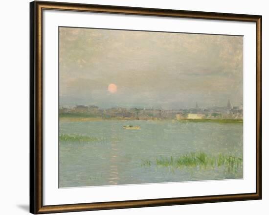 Rising Moon, Galway Harbour-Walter Frederick Osborne-Framed Giclee Print