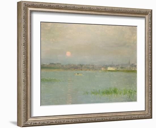 Rising Moon, Galway Harbour-Walter Frederick Osborne-Framed Giclee Print