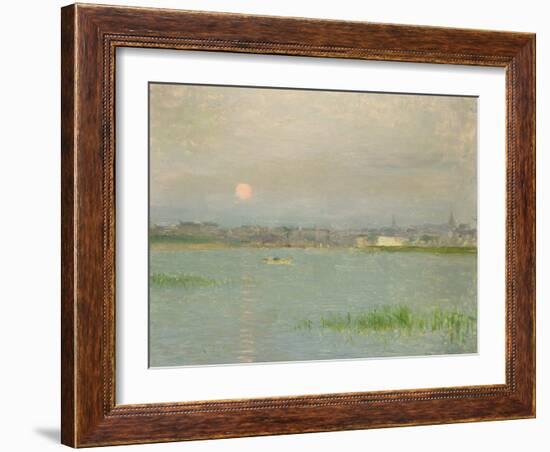 Rising Moon, Galway Harbour-Walter Frederick Osborne-Framed Giclee Print