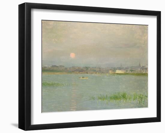 Rising Moon, Galway Harbour-Walter Frederick Osborne-Framed Giclee Print