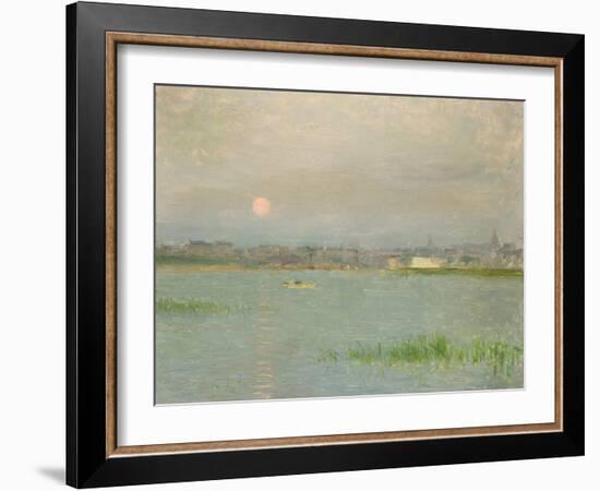 Rising Moon, Galway Harbour-Walter Frederick Osborne-Framed Giclee Print