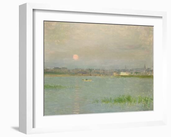 Rising Moon, Galway Harbour-Walter Frederick Osborne-Framed Giclee Print