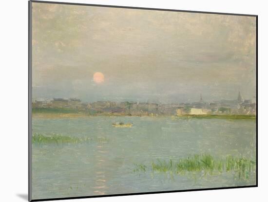 Rising Moon, Galway Harbour-Walter Frederick Osborne-Mounted Giclee Print