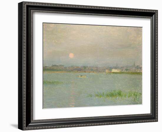 Rising Moon, Galway Harbour-Walter Frederick Osborne-Framed Giclee Print