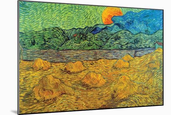 Rising Moon-Vincent van Gogh-Mounted Art Print