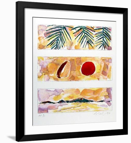 Rising Sun - Falling Coconut-Bill Beckley-Framed Collectable Print