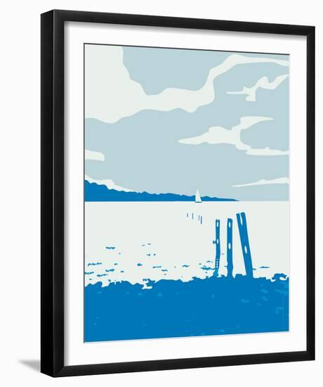 Rising Tide II-Emily Burrowes-Framed Giclee Print