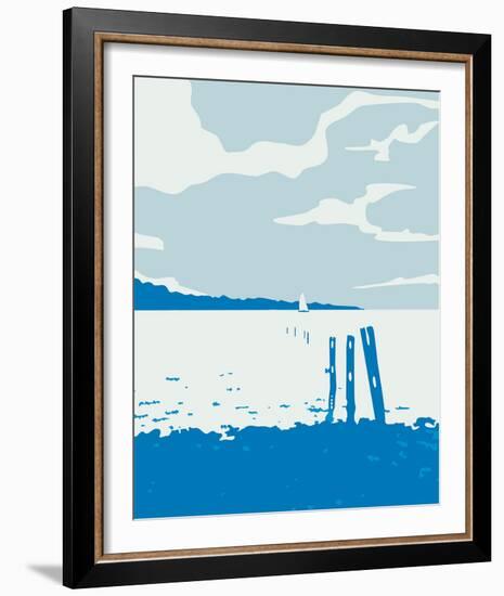 Rising Tide II-Emily Burrowes-Framed Giclee Print