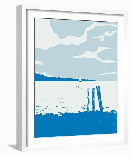 Rising Tide II-Emily Burrowes-Framed Giclee Print