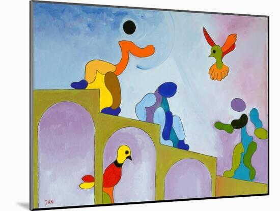 Rising Up to Where We Came From, 2009-Jan Groneberg-Mounted Giclee Print