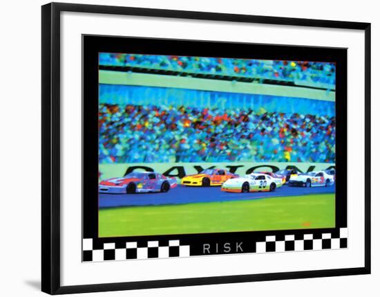 Risk: Auto Racing-Richard M^ Swiatlowski-Framed Art Print