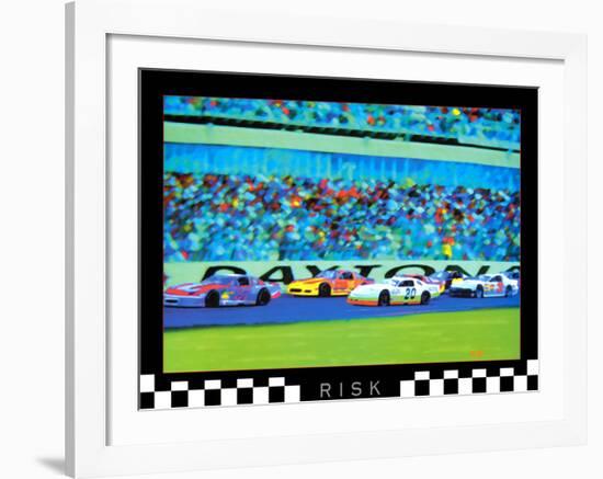 Risk: Auto Racing-Richard M^ Swiatlowski-Framed Art Print