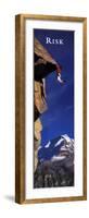 Risk: Cliffhanger-null-Framed Art Print