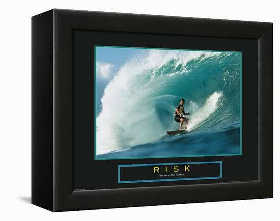 Risk - Surfer-Unknown Unknown-Framed Stretched Canvas